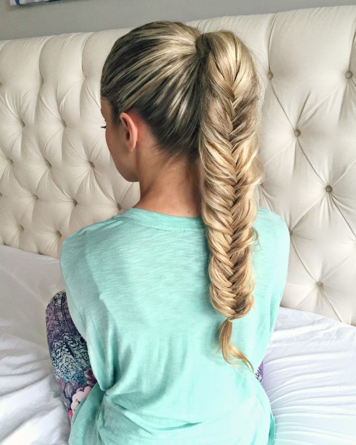 20 Best Collection of Chunky Ponytail Fishtail Braid Hairstyles