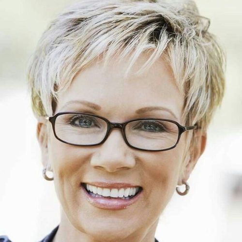 Medium Haircuts For Women Who Wear Glasses (Photo 11 of 20)