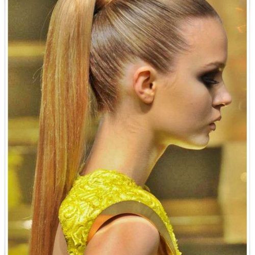 Straight Triple Threat Ponytail Hairstyles (Photo 17 of 20)