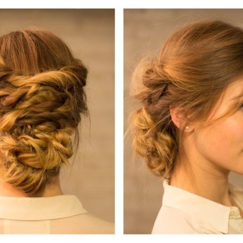 Fancy Twisted Updo Hairstyles (Photo 7 of 15)