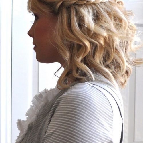 Braided Wedding Hairstyles With Subtle Waves (Photo 2 of 20)