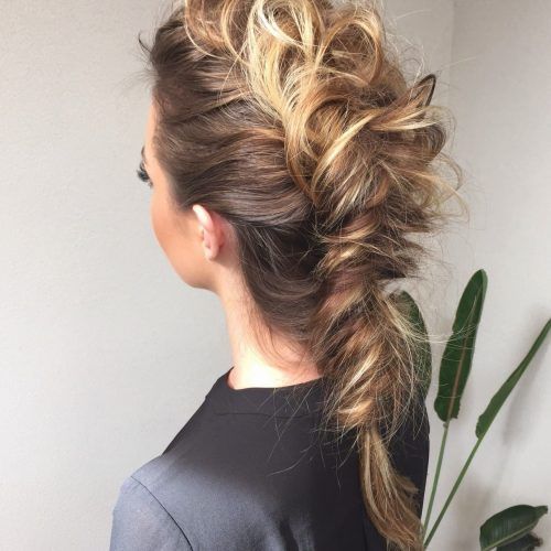 Messy Fishtail Faux Hawk Hairstyles (Photo 11 of 20)