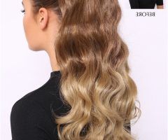 20 Collection of Ombre Curly Ponytail Hairstyles