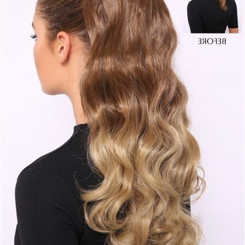 Ombre Curly Ponytail Hairstyles (Photo 1 of 20)