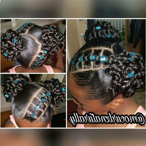 Mixed Braid Updo For Black Hair (Photo 13 of 15)
