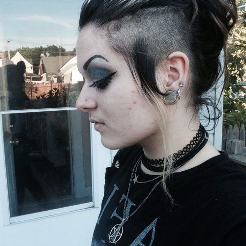 Punk-Rock Princess Faux Hawk Hairstyles (Photo 14 of 20)