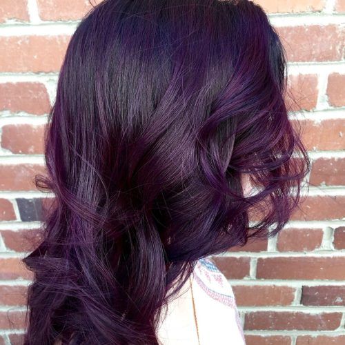 Purple And Black Medium Hairstyles (Photo 11 of 20)