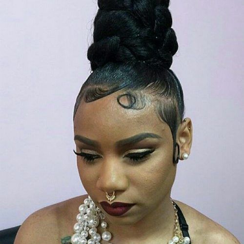 Sculpted And Constructed Black Ponytail Hairstyles (Photo 2 of 20)