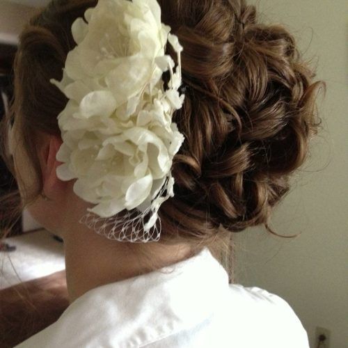 Updos Wedding Hairstyles With Fascinators (Photo 14 of 15)