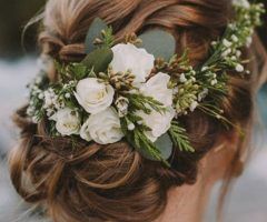 15 Collection of Wedding Hairstyles with Flowers