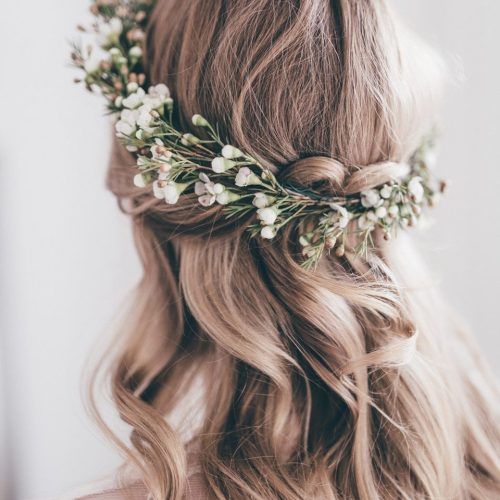 Wedding Hairstyles With Crown (Photo 13 of 15)
