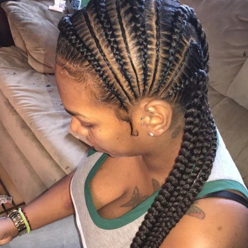 Feed-In Braids Hairstyles (Photo 9 of 15)