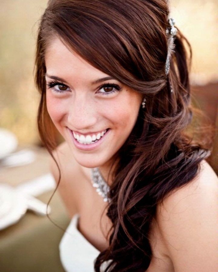 15 Best Collection of Wedding Hairstyles Long Side Ponytail Hair