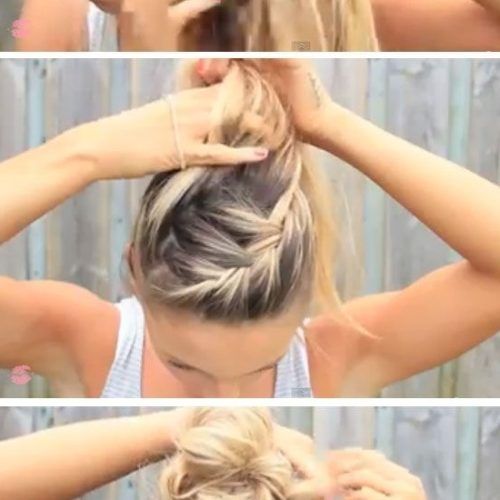 Easy Casual Braided Updo Hairstyles (Photo 13 of 15)