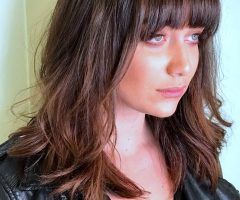 20 Photos Short Bangs Hairstyles for Round Face Types
