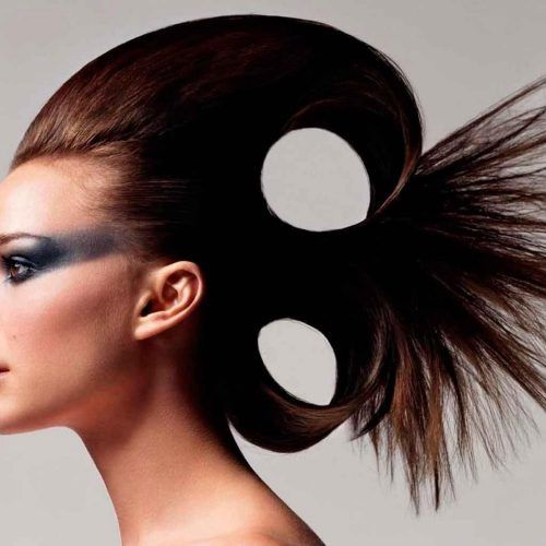 Sculptural Punky Ponytail Hairstyles (Photo 8 of 20)