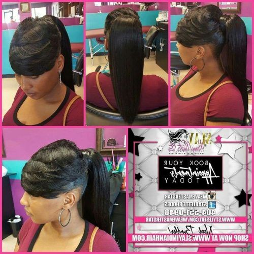 Sculpted And Constructed Black Ponytail Hairstyles (Photo 5 of 20)