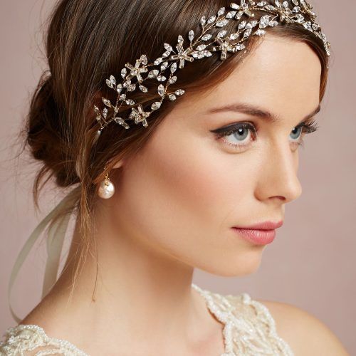 Neat Bridal Hairdos With Headband (Photo 12 of 20)