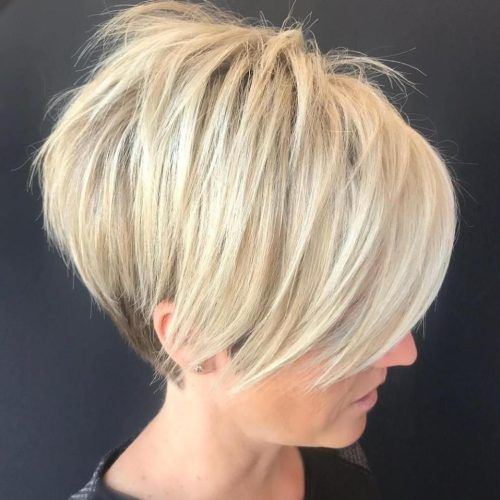 Paper White Pixie Cut Blonde Hairstyles (Photo 10 of 20)