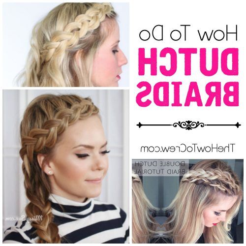 Thin Double Braids With Bold Bow (Photo 10 of 15)