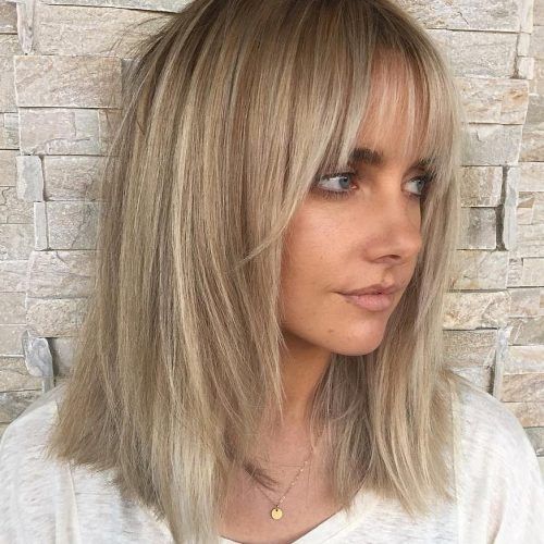 Medium Hairstyles For Women With Bangs (Photo 11 of 20)