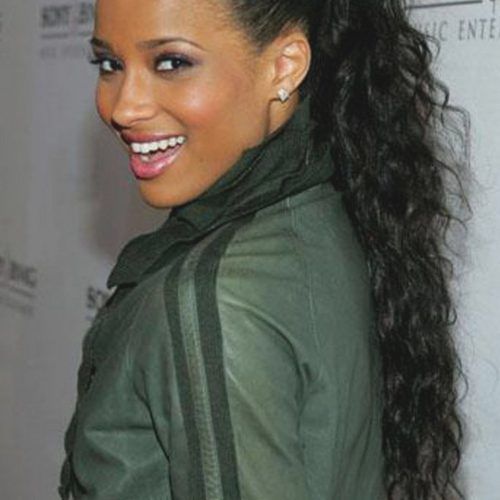 On Top Ponytail Hairstyles For African American Women (Photo 6 of 20)
