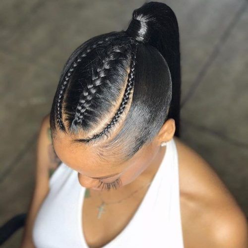 Cornrows Hairstyles With Swoop (Photo 9 of 15)
