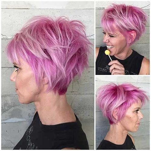 Pink Pixie Haircuts (Photo 3 of 20)