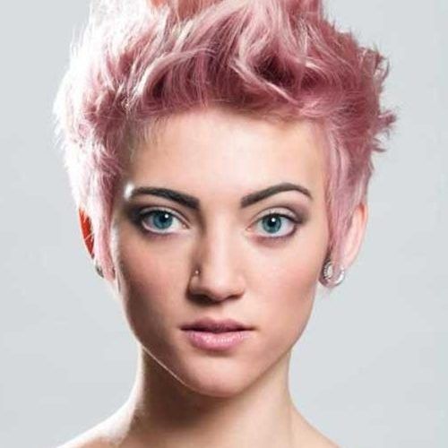 Pink Short Pixie Haircuts (Photo 3 of 20)