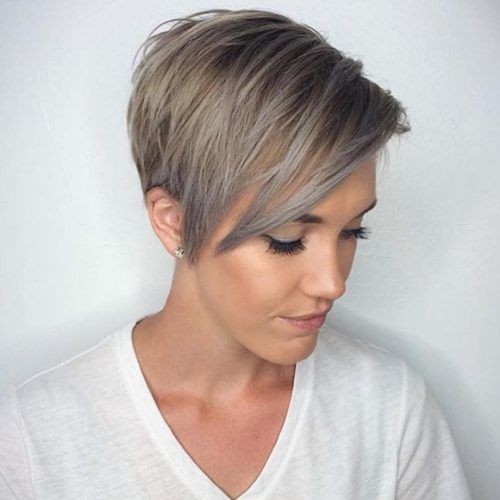 Silver Pixie Hairstyles For Fine Hair (Photo 20 of 20)