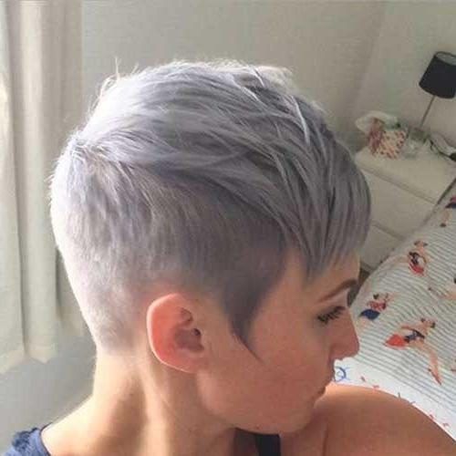 Gray Hair Pixie Haircuts (Photo 20 of 20)