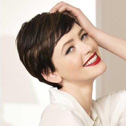 Cute Pixie Haircuts With Bangs (Photo 16 of 20)