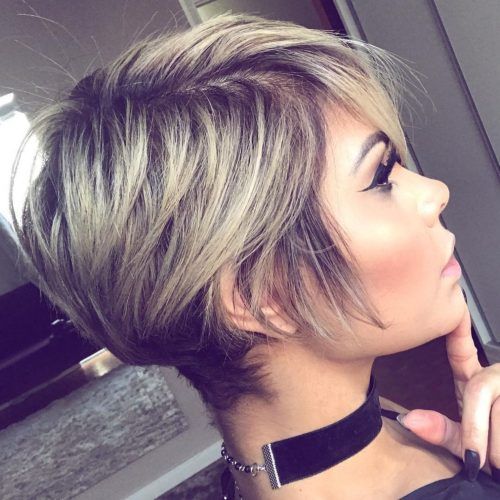 Ashy Blonde Pixie Hairstyles With A Messy Touch (Photo 6 of 20)
