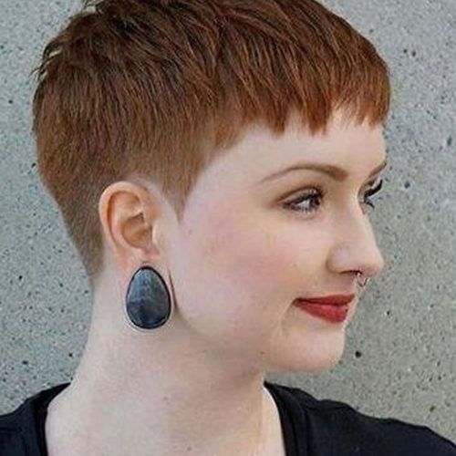 Cropped Haircuts For A Round Face (Photo 8 of 20)