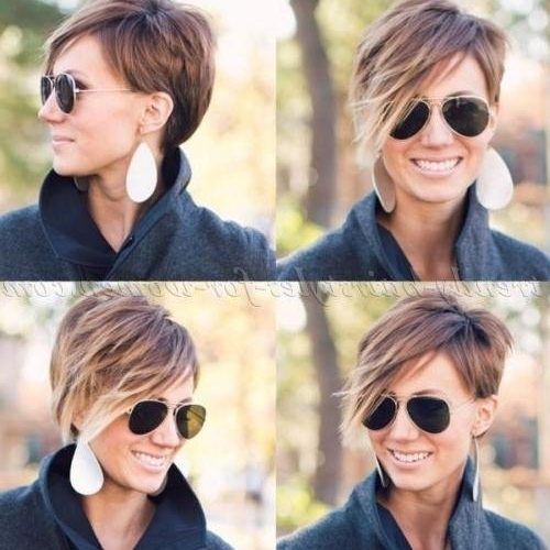 Short Pixie Haircuts With Long Bangs (Photo 9 of 20)