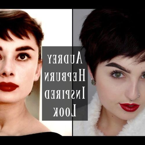 Audrey Hepburn Inspired Pixie Haircuts (Photo 13 of 20)