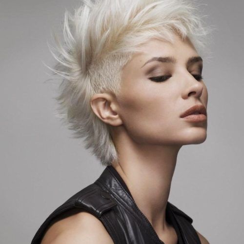 Spiked Blonde Mohawk Hairstyles (Photo 17 of 20)