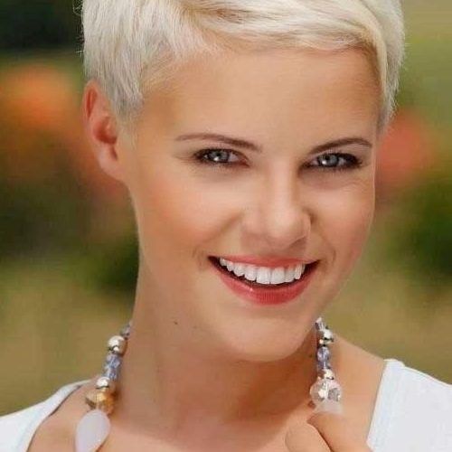 Platinum Blonde Short Hairstyles (Photo 7 of 20)