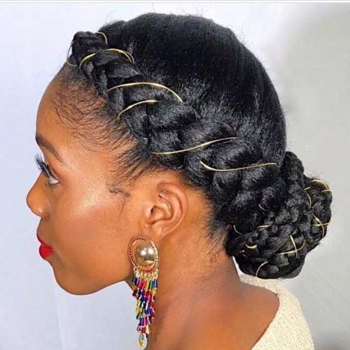 Braids And Gold Ponytail Hairstyles (Photo 3 of 20)