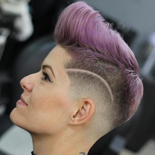 Hot Pink Fire Mohawk Hairstyles (Photo 7 of 20)