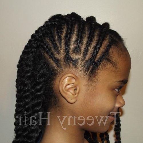 Side Ponytail Braids With A Twist (Photo 11 of 15)