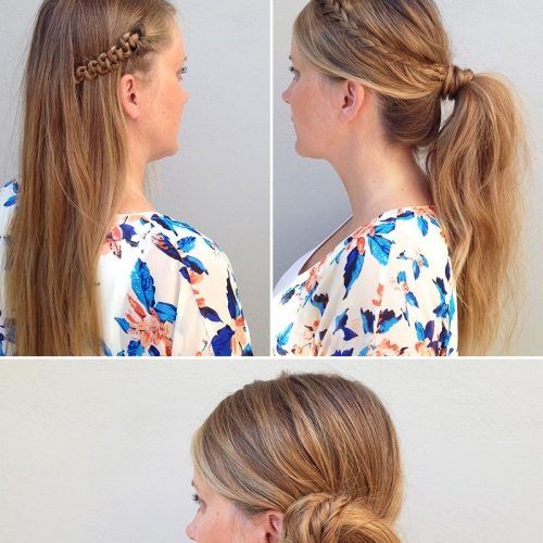 Pony Hairstyles With Accent Braids (Photo 14 of 20)