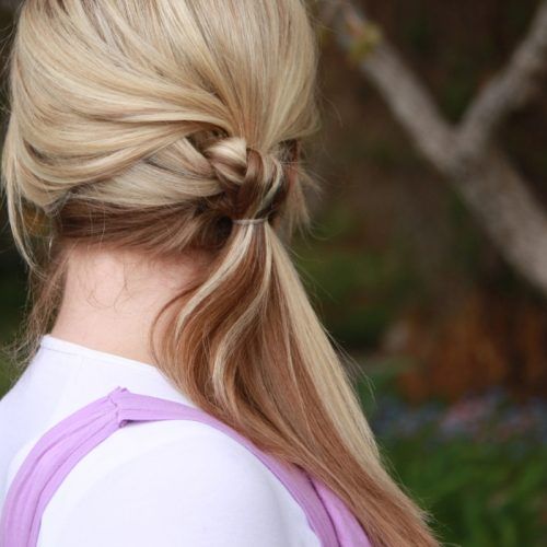 Bubbly Blonde Pony Hairstyles (Photo 8 of 20)