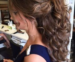 15 Best Ideas Chic Ponytail Updo for Long Curly Hair