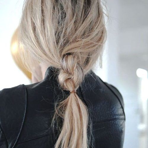 Knotted Ponytail Hairstyles (Photo 14 of 20)