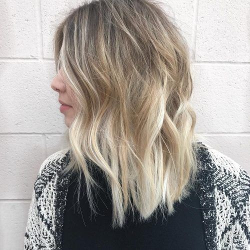Ash Blonde Bob Hairstyles With Light Long Layers (Photo 19 of 20)