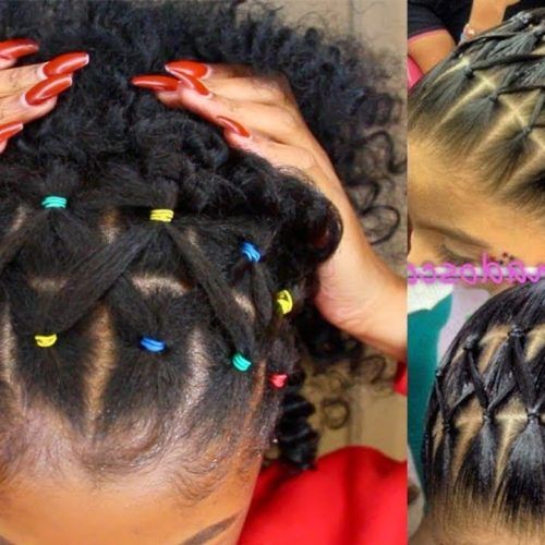 Braid Hairstyles With Rubber Bands (Photo 4 of 15)