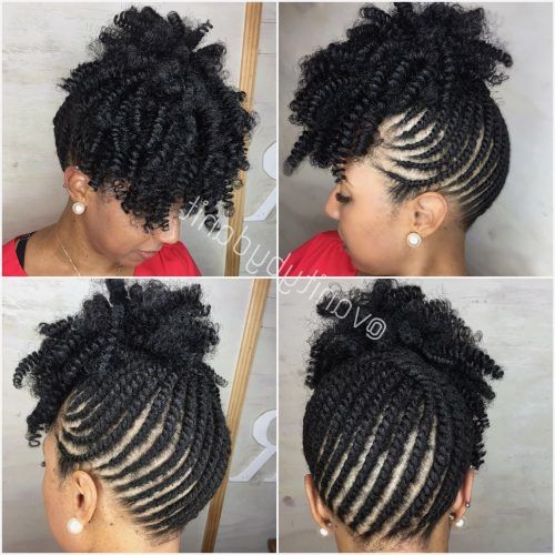 Braided Hairstyles For Short African American Hair (Photo 13 of 15)