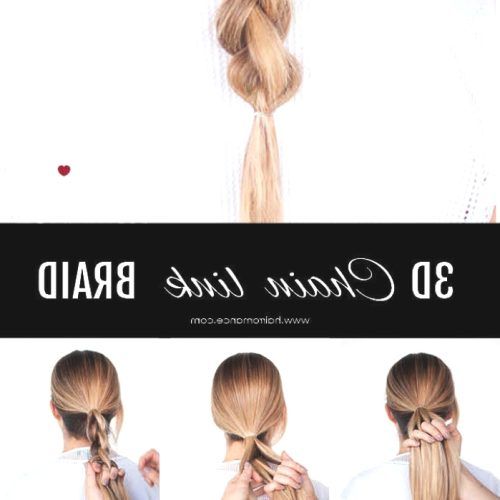 Chain Ponytail Hairstyles (Photo 7 of 20)