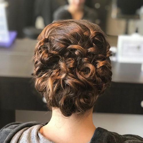 Curled Updo Hairstyles (Photo 15 of 20)